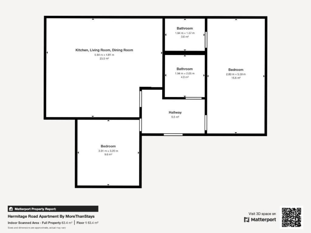 Hermitage Road Apartment By Morethanstays London Luaran gambar